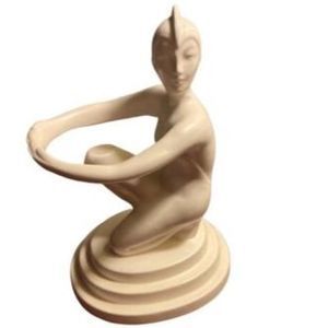 Japanese Sculpture Vintage Pelzman Designs Vandor 1993 Made In Japan Decor 8”